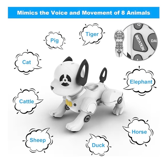 Smart RC Robot Dog Toy – Remote Control Interactive Dancing Pet Robot - Picture 6 of 7